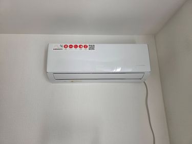 Установка сплит системы 7-9 kBTU (одноэтапный монтаж)