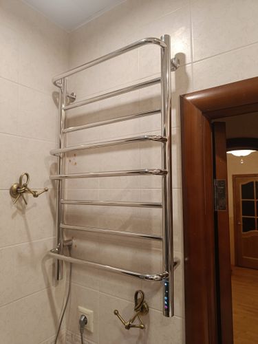 Монтаж электрического полотенцесушителя