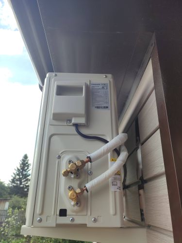 Установка сплит системы 7-9 kBTU (одноэтапный монтаж)