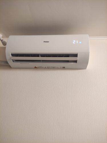 Установка сплит системы 7-9 kBTU (одноэтапный монтаж)