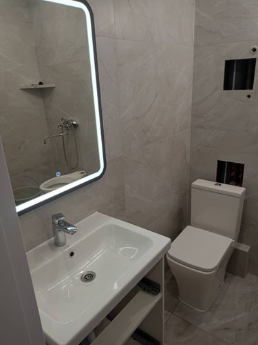 Установка напольного унитаза