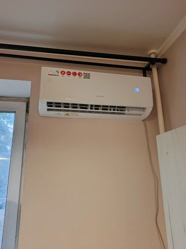 Установка сплит системы 7-9 kBTU (одноэтапный монтаж)