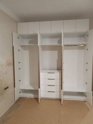 Сборка, установка и крепёж комода 4 ящика