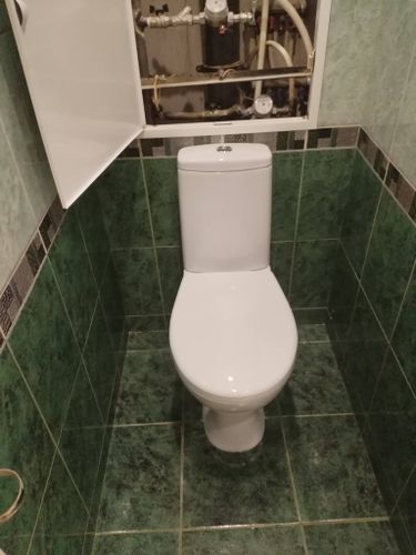 Установка напольного унитаза