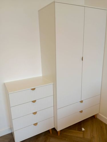 Сборка, установка и крепёж комода 4 ящика