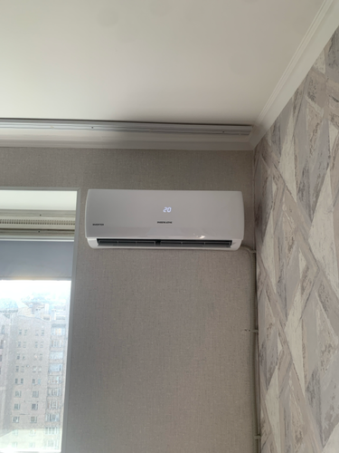 Установка сплит системы 7-9 kBTU (одноэтапный монтаж)