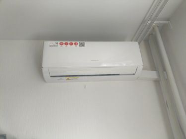 Установка сплит системы 7-9 kBTU (одноэтапный монтаж)