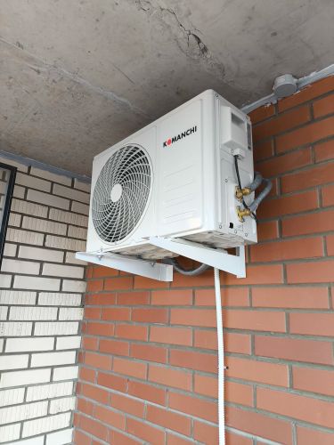 Установка сплит системы 7-9 kBTU (одноэтапный монтаж)