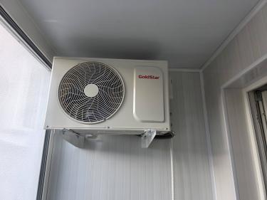 Установка сплит системы 7-9 kBTU (одноэтапный монтаж)