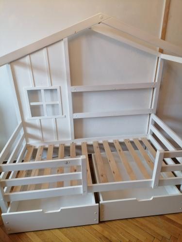 Сборка детской кроватки Домик