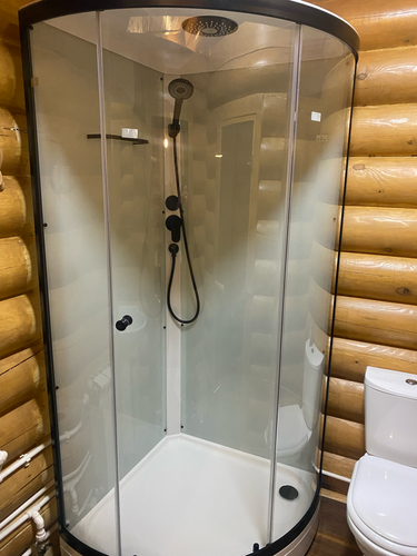 Установка душевой кабины шириной до 90 см