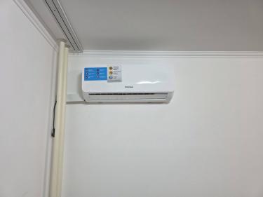 Установка сплит системы 7-9 kBTU (одноэтапный монтаж)