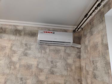 Установка сплит системы 7-9 kBTU (одноэтапный монтаж)