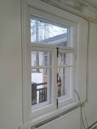 Реставрация подоконника/рамы