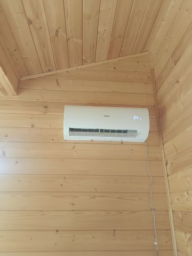 Установка сплит системы 7-9 kBTU (одноэтапный монтаж)