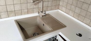 Замена и подключение смесителя Замена врезной мойки