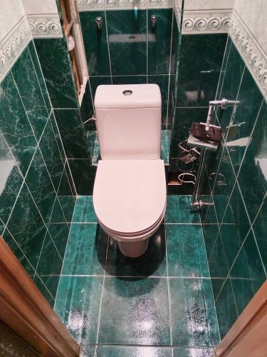 Установка напольного унитаза