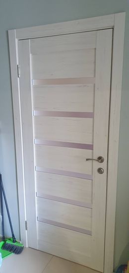 Установка межкомнатной одностворчатой двери