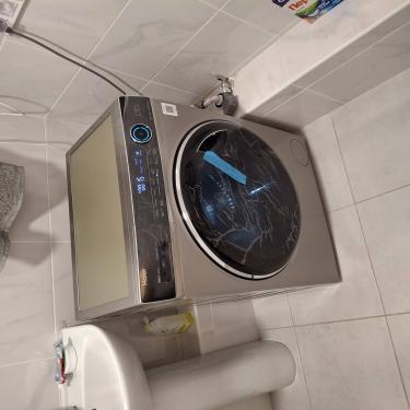 Установка отдельностоящей стиральной машины с подключением