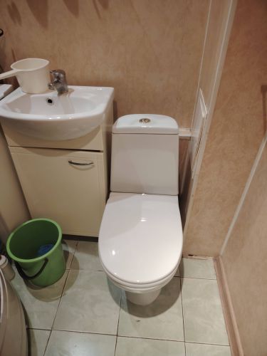 Установка напольного унитаза