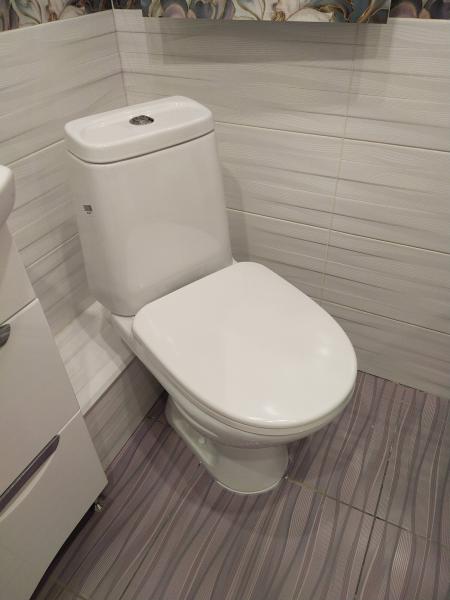 Установка напольного унитаза