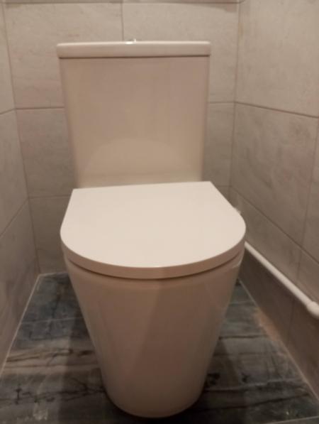 Установка напольного унитаза