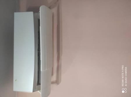 Выполнена очистка фильтров, обработка антисептиком, устранение пыли с лопастей, промывка дренажной системы, проверка работоспособности устройства.