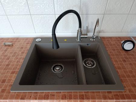 Установка и подключение крана и фильтра для питьевой воды Установка и подключение врезной мойки Установка и подключение смесителя