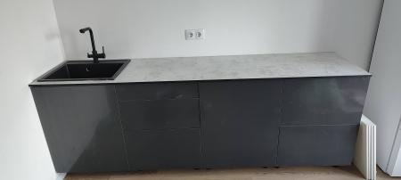 Установка столешницы HPL Установка и подключение врезной мойки Выпил одного отверстия/углубления/присадка под петлю в материалах ДСП/Массив