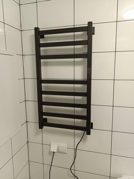 Монтаж электрического полотенцесушителя