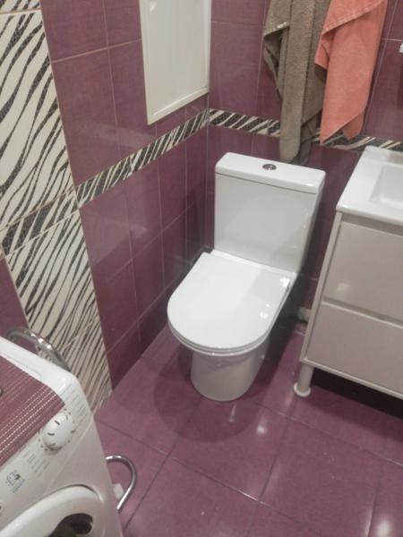 Установка напольного унитаза