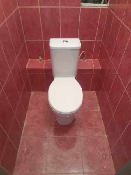 Установка напольного унитаза