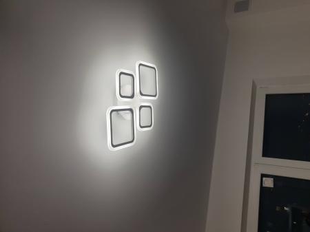 Установка люстры в сборке