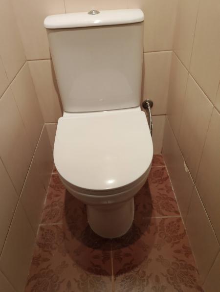 Установка напольного унитаза