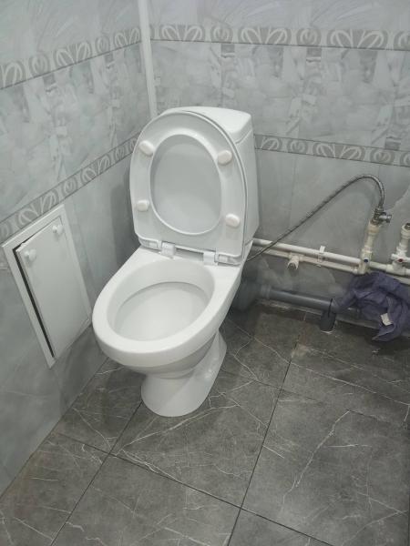 Установка напольного унитаза