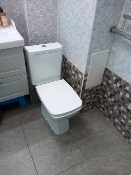 Установка напольного унитаза