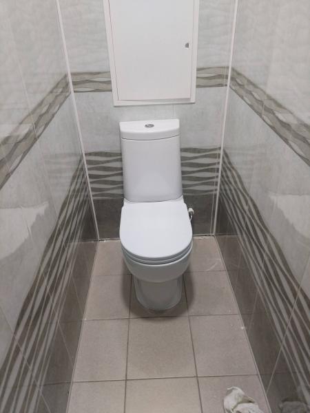 Установка напольного унитаза