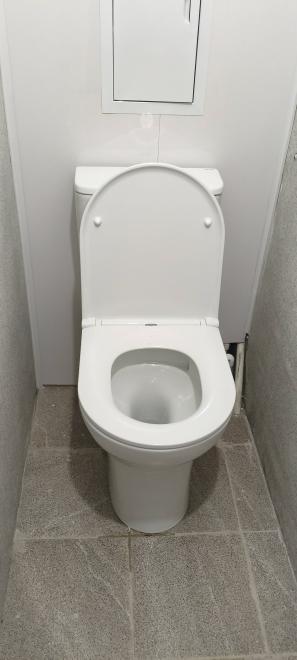 Установка напольного унитаза