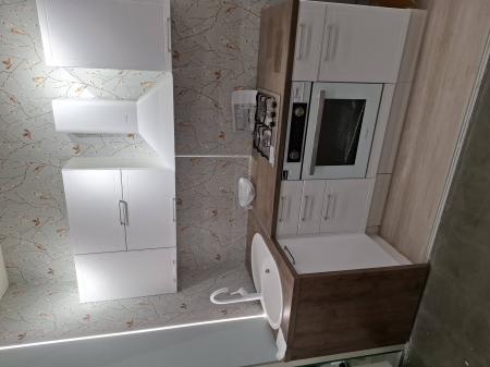 Сборка и установка кухонного каркаса Установка столешницы ДСП Выпил одного отверстия/углубления/присадка под пет