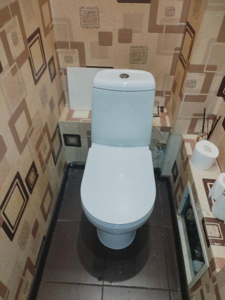 Установка напольного унитаза