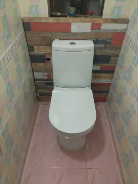 Установка напольного унитаза