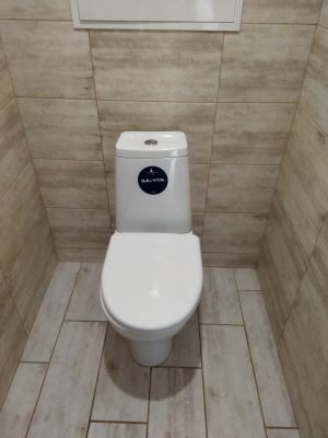 Установка напольного унитаза
