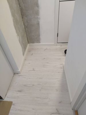 Монтаж деревянного/мдф плинтуса