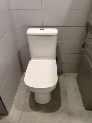 Установка напольного унитаза