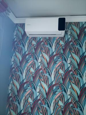 Установка сплит-системы мощностью охлаждения 7-9 kBTU