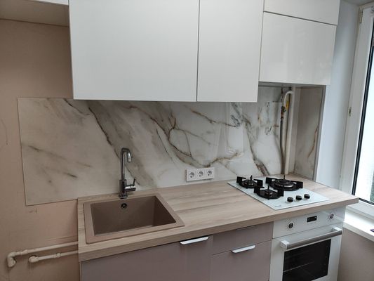 Установка стеновой панели алюминиево-композитной Установка и подключение смесителя Демонтаж смесителя