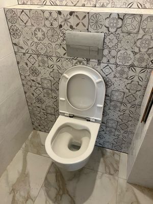Установка подвесного унитаза (на готовую инсталляцию)
