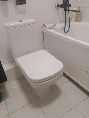 Установка напольного унитаза