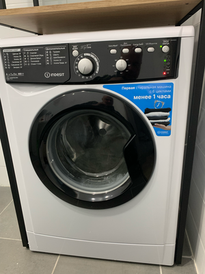 Установка отдельностоящей стиральной машины с подключением