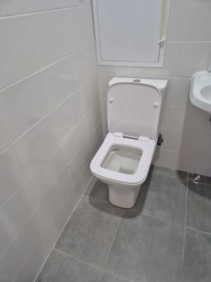 Установка напольного унитаза